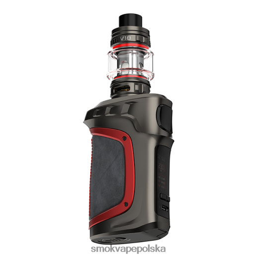 SMOK MAG-18 zestaw szaro-czerwona skóra D4LT70 SMOK Vape Near Me