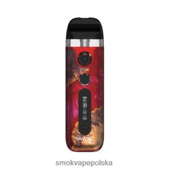 SMOK Vape Warszawa - SMOK Novo 5 Zestaw BBTD4N12 Czerwony drewno stabilizujące